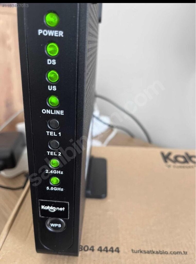 TÜRKSAT KABLONET UBEE DOCSİS 3.0 / 4 PORT'LU OLAN MODEMDİR - 2