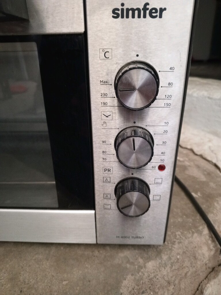 simfer m 4002 turbo fırın çok temiz sağlam sadece tepsisi yok - 13