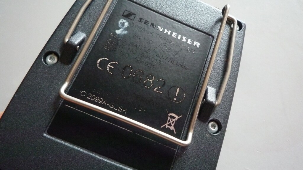 Sennheisr EW100 G2 Kablosuz Mikrofon Tarnsmitter - 7