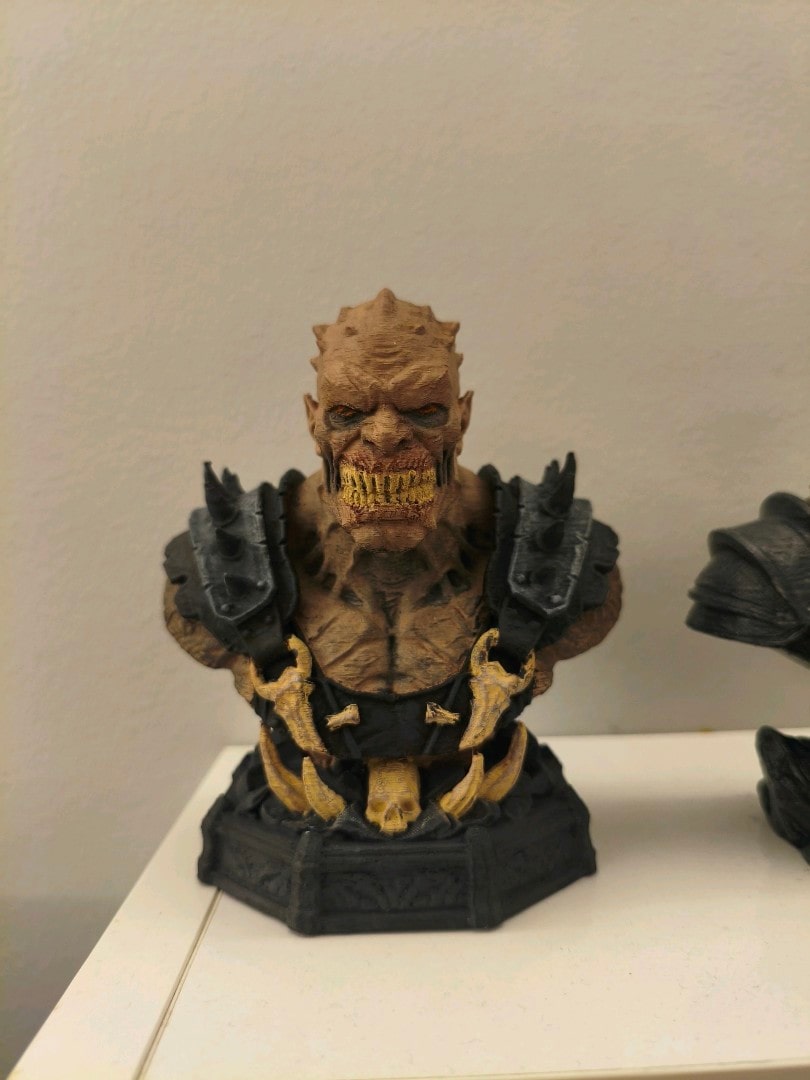 3D printer büst mortal kombat - 5