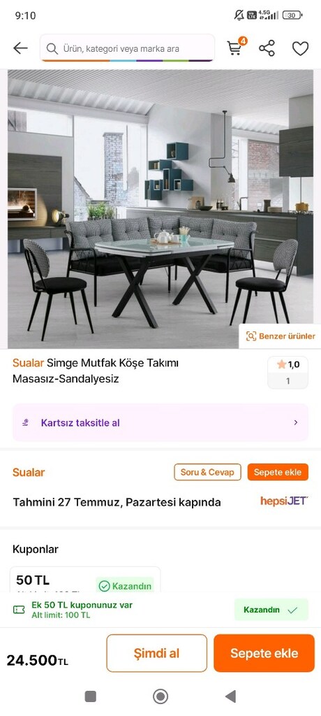 Modüler l koltuk - 2
