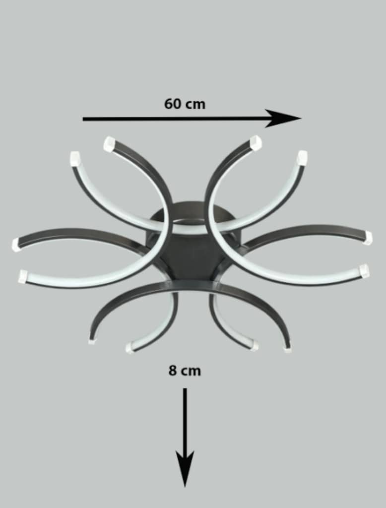 LED AVİZE,BEYAZ IŞIK LED AVİZE,GRİ RENK LED AVİZE,LED,AVİZE - 2