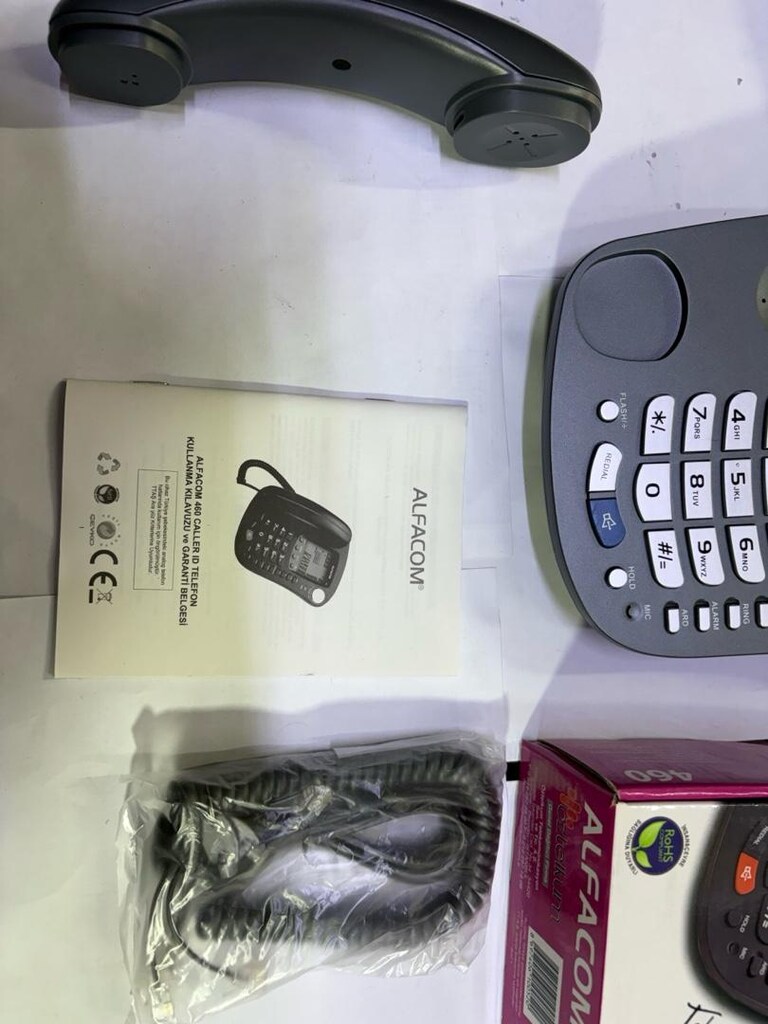 Alfacom 460 Masa Telefonu – Arayan Numarayı Gösteren | Jumbo Ekran | - 4