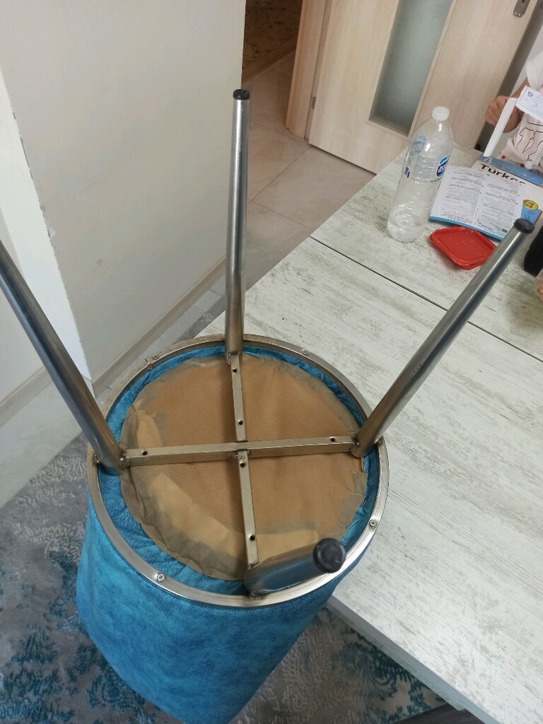 6 adet mavi renkte sandalye - 5
