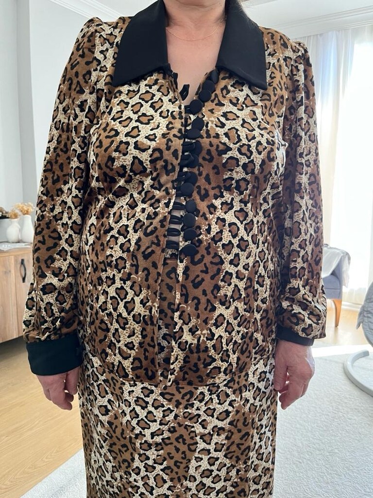 Leopar Desenli Takım - 9