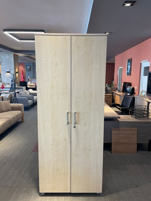 KLAS OFİS ÜSKÜDAR 80x40x200 AKÇAAĞAÇ GRİ BOY DOSYA DOLABI