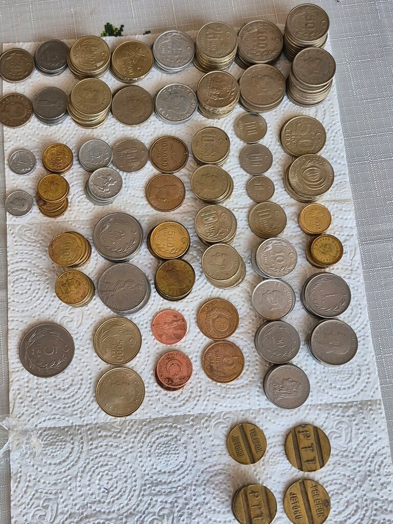 210 adet TC Paraları 1970 -2005 - 7