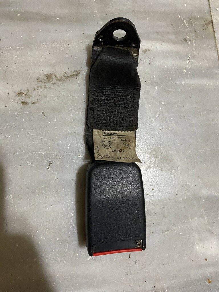 renault 19 arka emniyet kemer tokası kilidi orjinal - 4