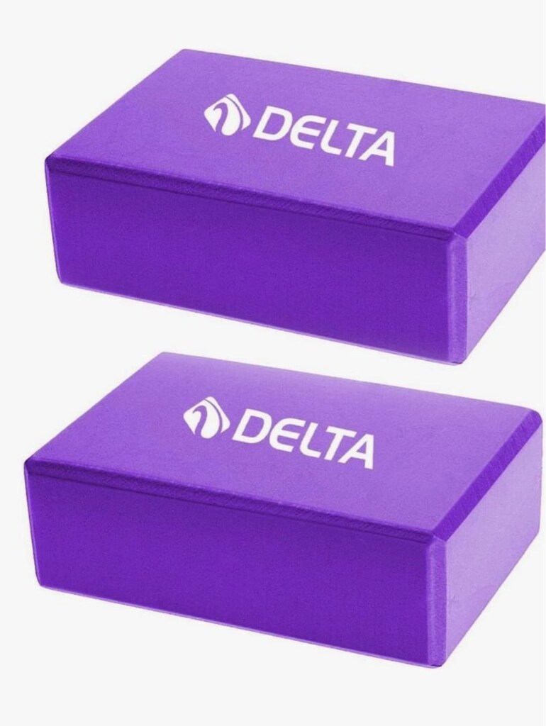 Delta Mor Çiftli Yoga Blok Seti - 2 Adet - 3