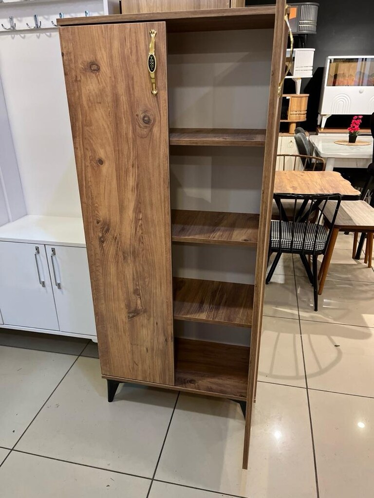 70*155 cm 4 raflı çok amaçlı dolap kiler mutfak dolabı ayakkabılık - 6