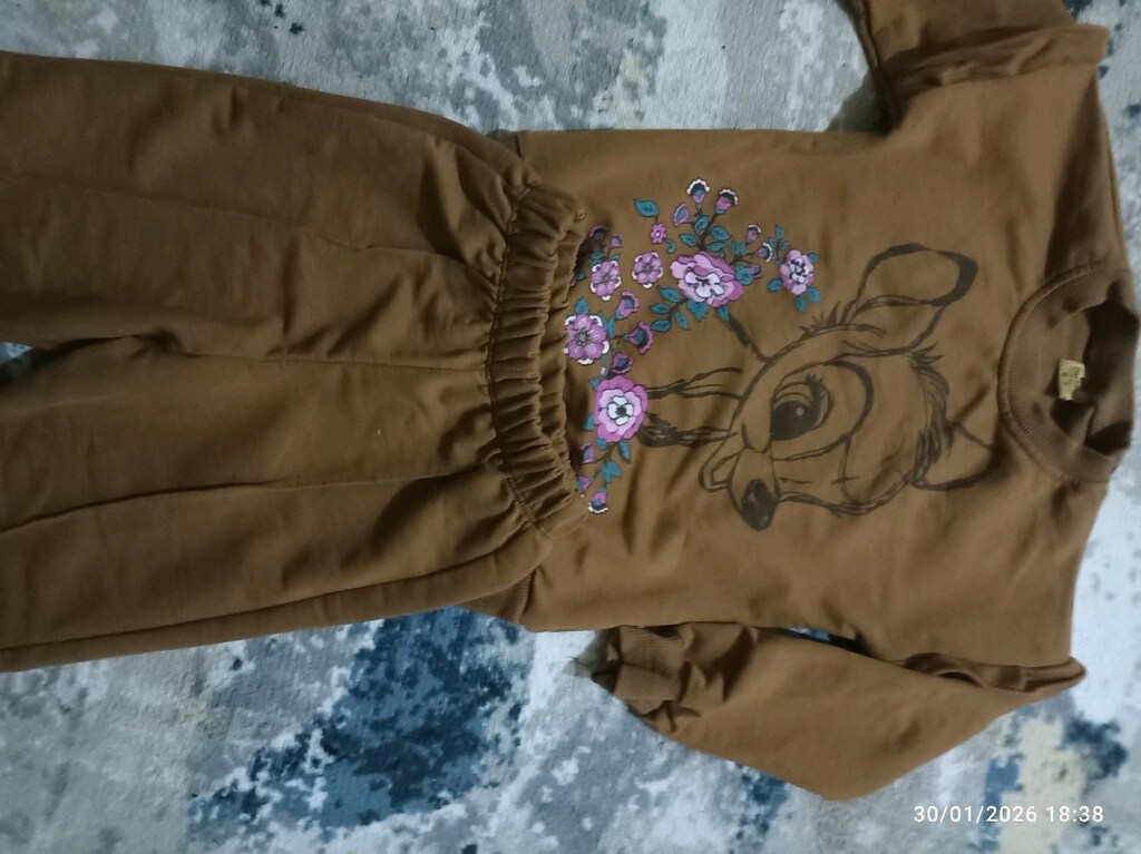 kız çocuk sweatshirt pantalon alt üst takım 3.4. yaş - 4