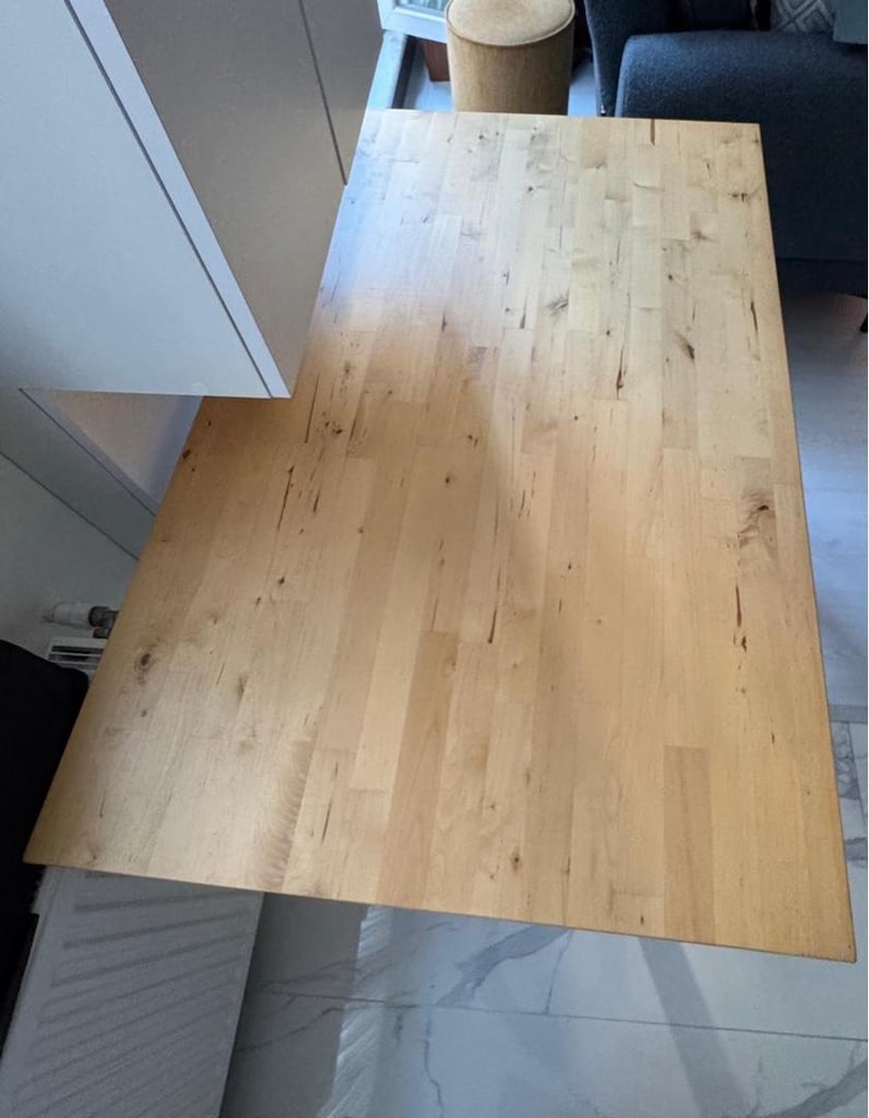 ikea gercek ahsap masa - 4