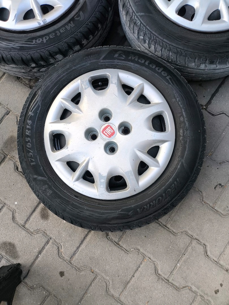14" TENEKE JANT LASTİK KAPAK TAKIM 4*100 - 2