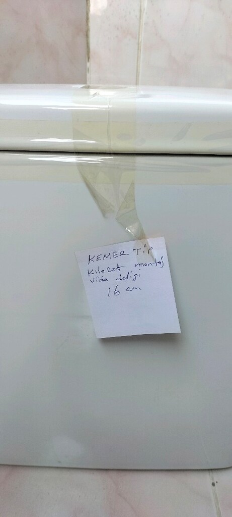kılozet üstü 3Adet kılozet üstü rezervar - 5