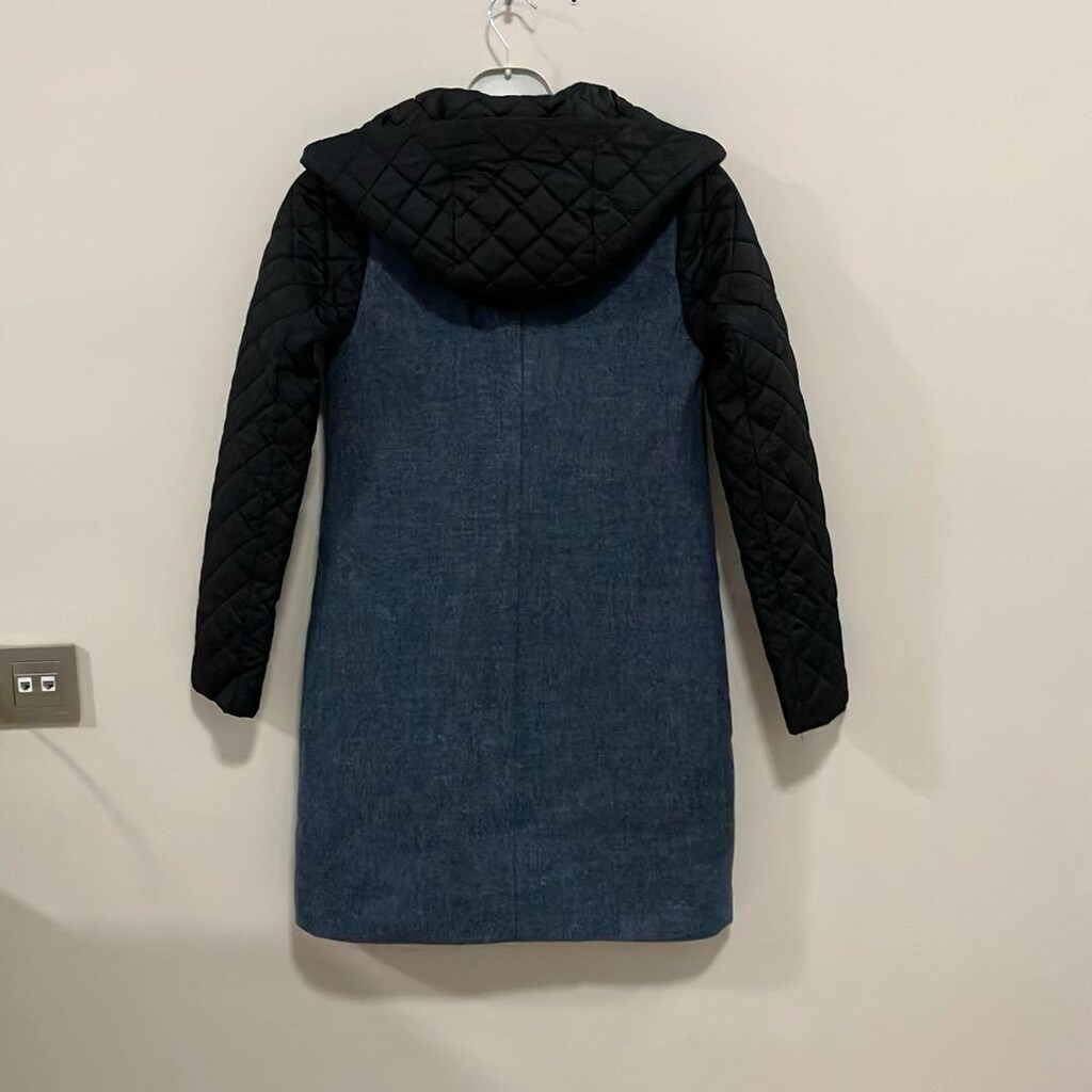 Loreta Kombinasyon Kapüşonlu Mont - 3