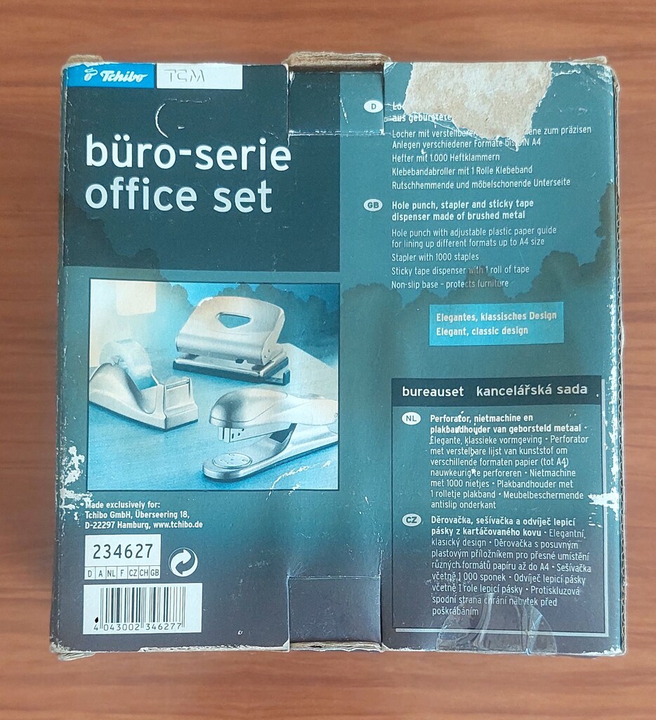 Alman Tchibo Delgeç Zımba Bantlık Seti - 3