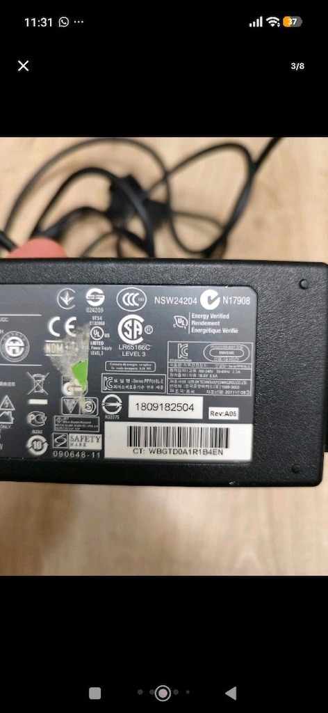 HP laptop adaptörü şarj cihazı - 3