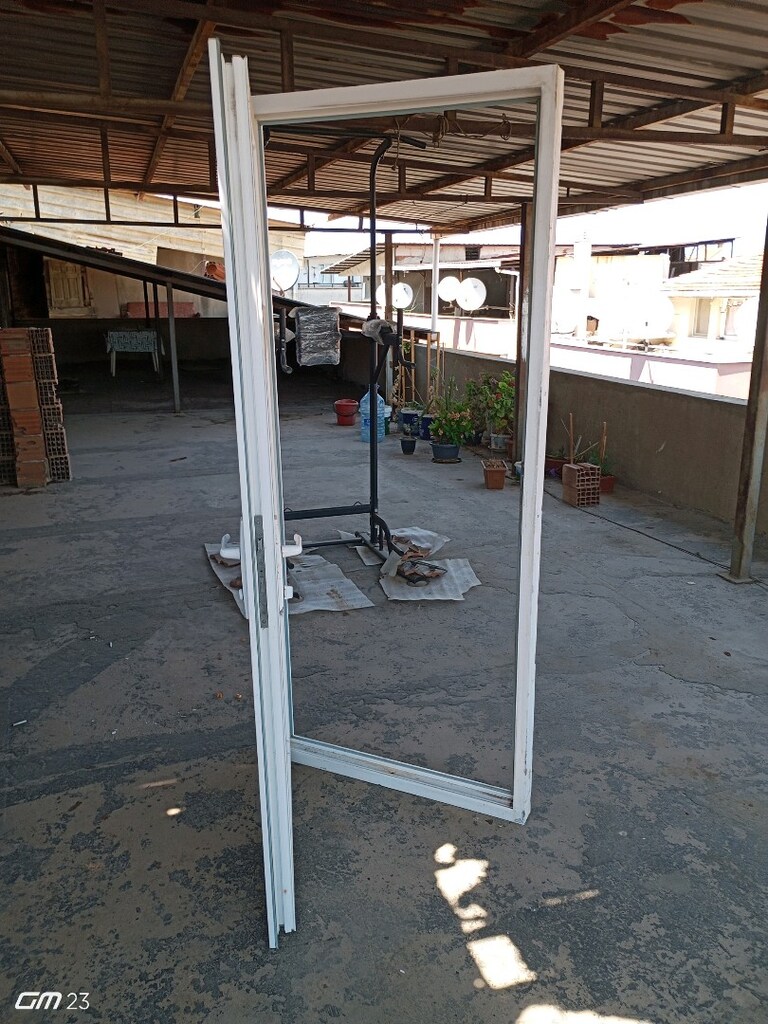 PVC çıkma kapı 85x192 ölçüde banyo kapısı olarakta kullanılabilir - 11