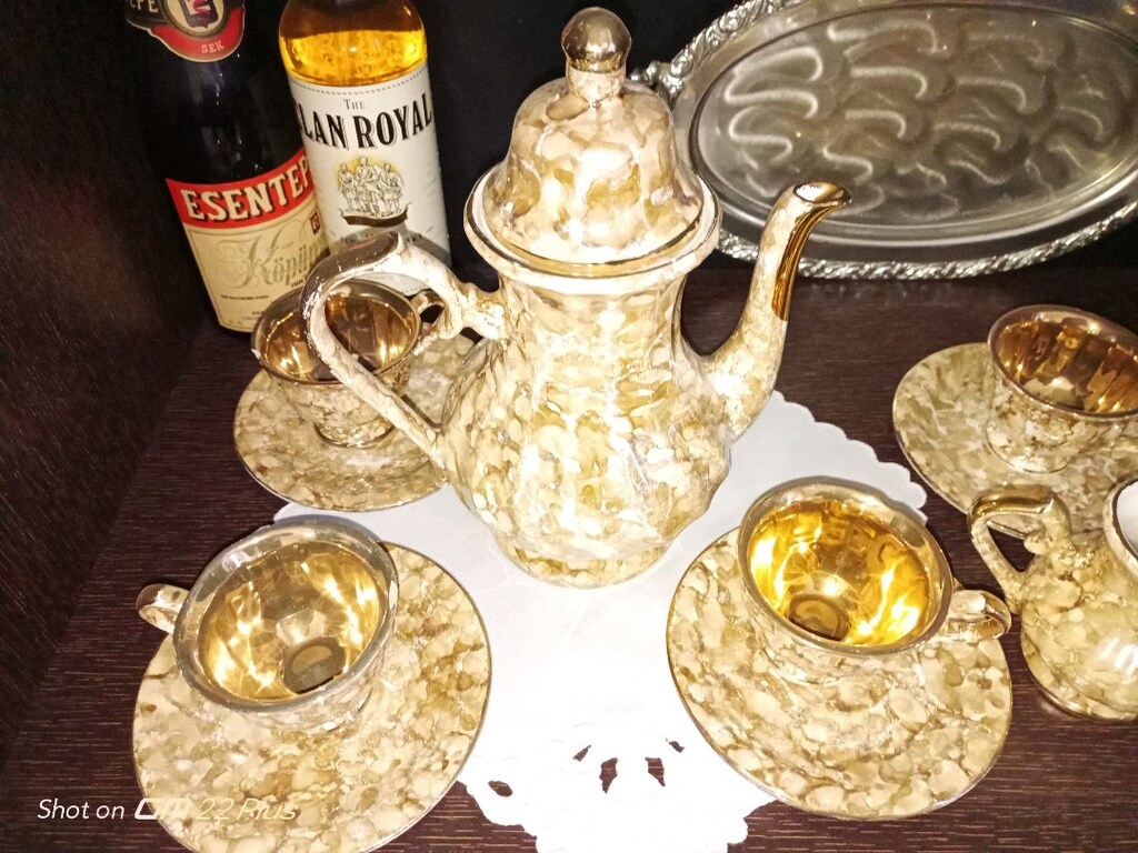 vintage süt veya çay takımı - 2