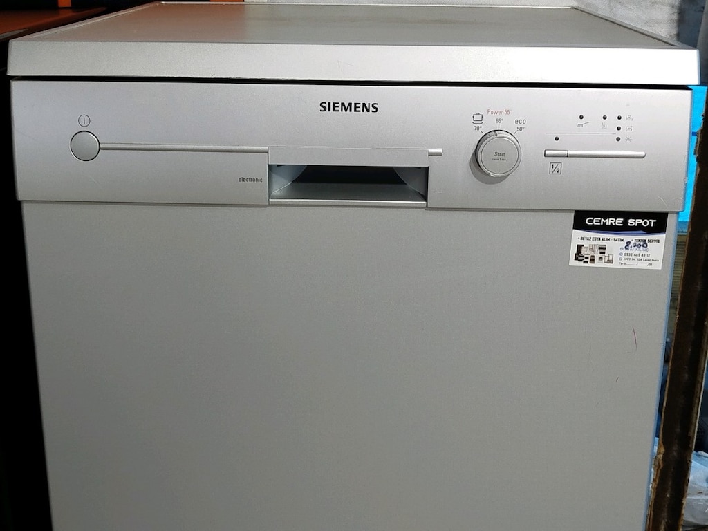 SİEMENS 3 PROGRAM GRİ BULAŞIK MAKİNESİ İZMİR İÇİ 3 AY GARANTİMİZ VARDR - 2