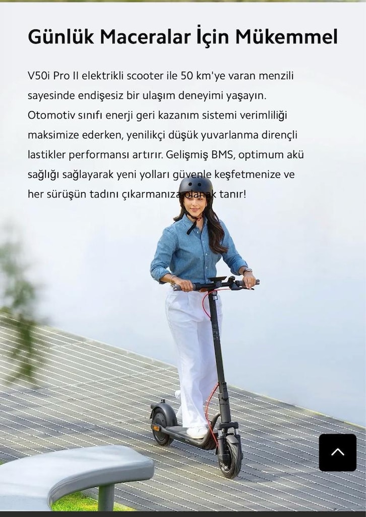 NAVEE V50i Pro 2 Scooter - 24 ay garantili - 10