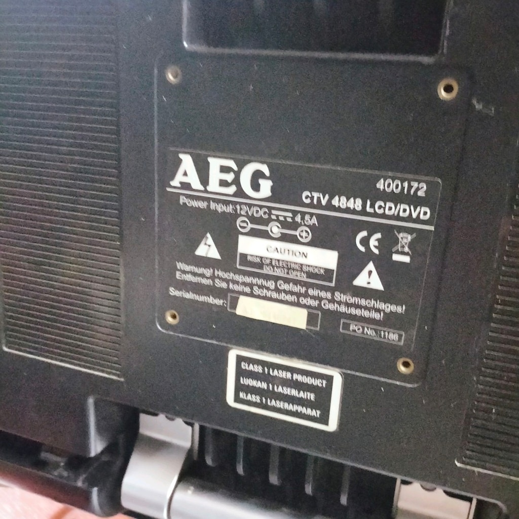 AEG 4848 CTV.Lcd TV . DVD li kumandası yok. - 5