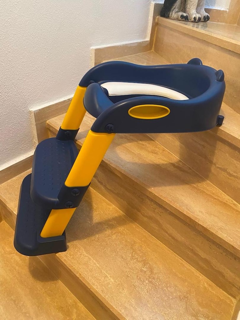 Merdivenli Çocuk Klozet Adaptörü – Tuvalet Eğitim Koltuğu | Çok Temiz - 3
