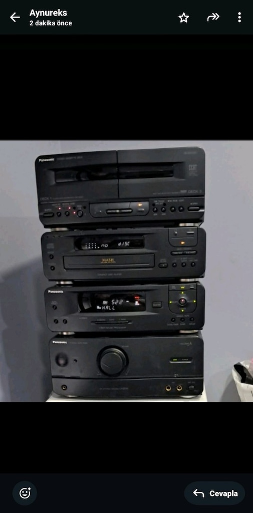 panasonic müzik seti