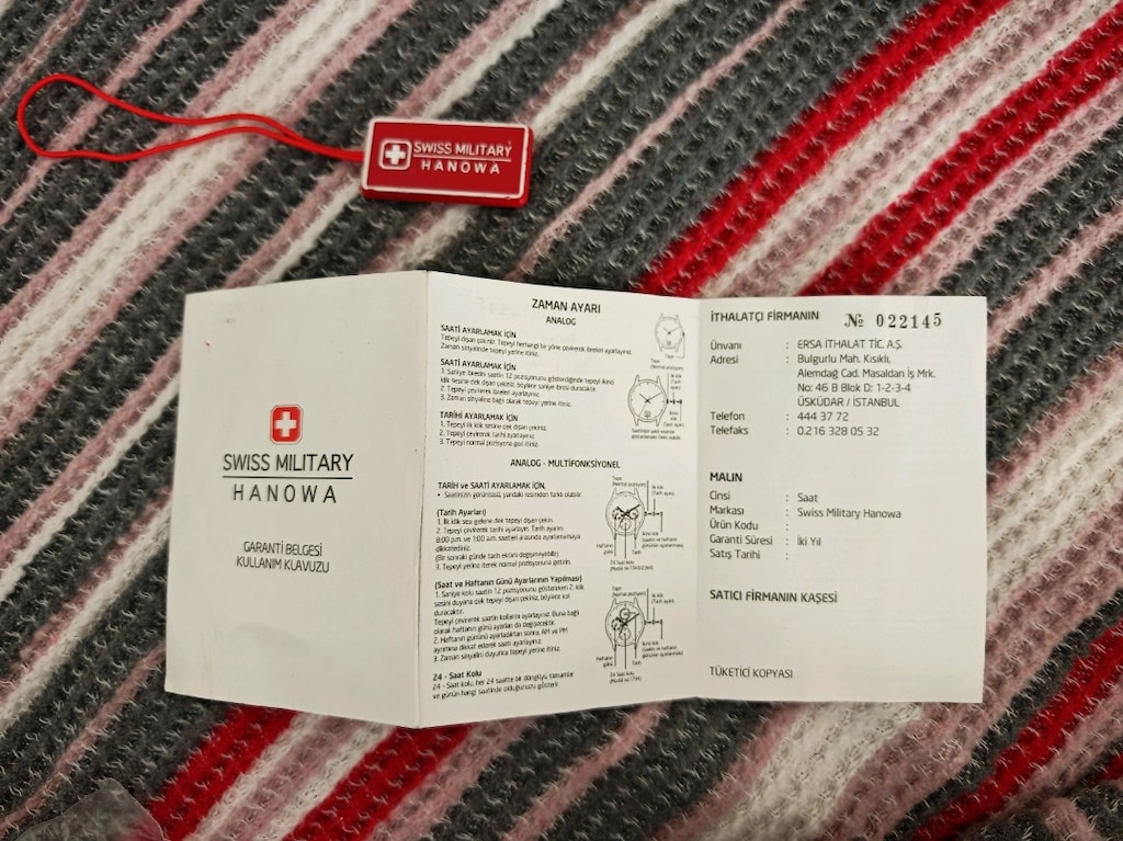 Swiss Military Hanowa 6-4224 Erkek Kol Saati (İsviçre Üretimi) - 7