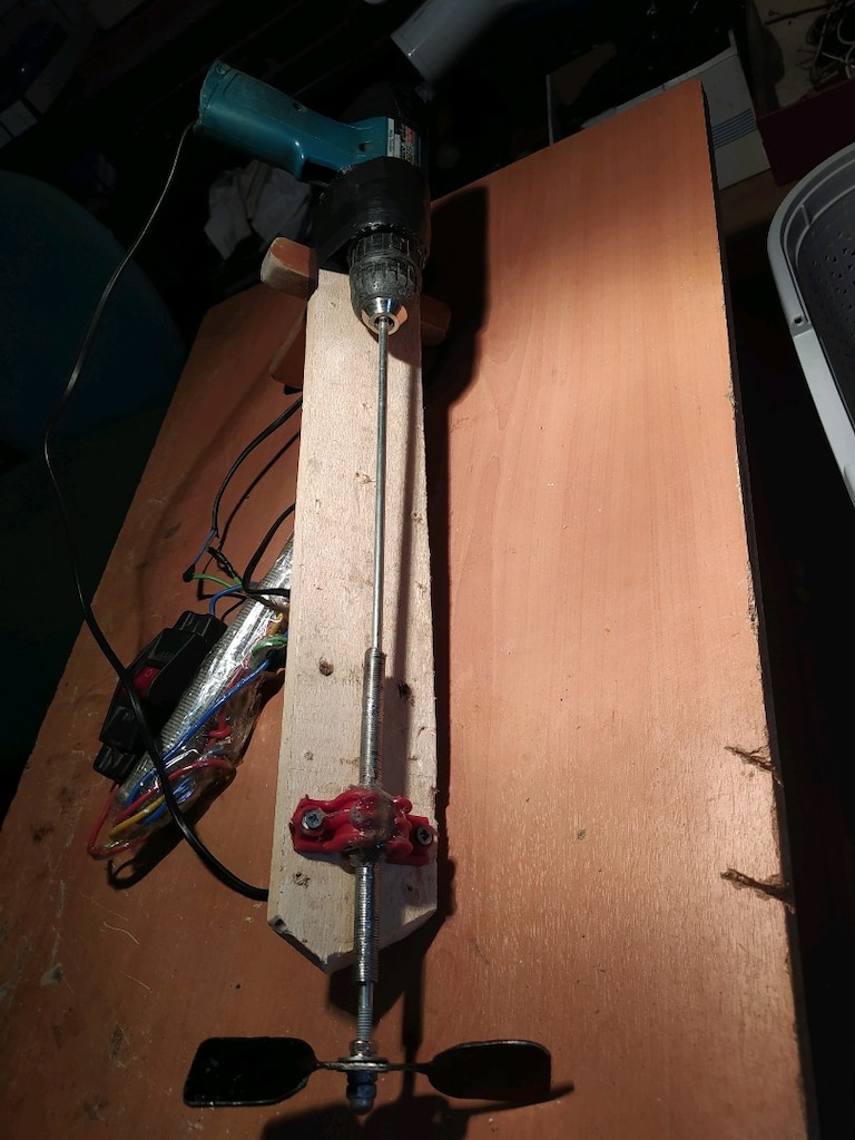 hobi el yapımı deniz bot motoru - 6