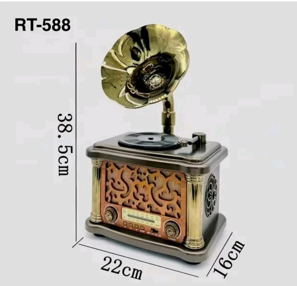 Gramafon görünümlü nostalji radyo - 7