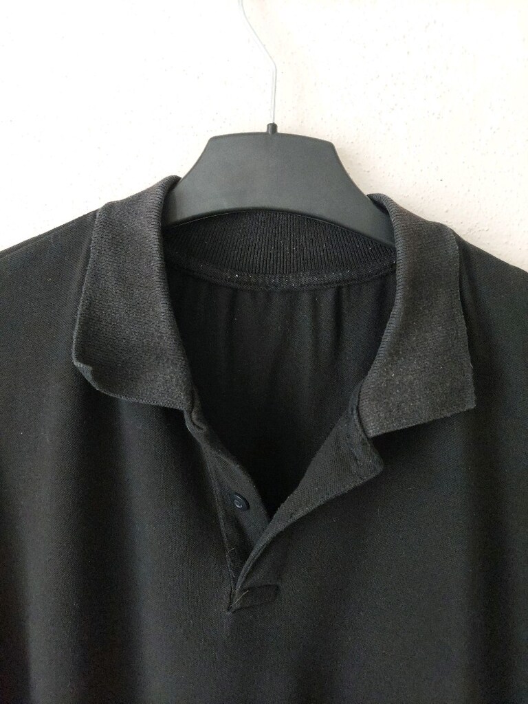 Defacto Erkek Polo yaka siyah tshirt - 2