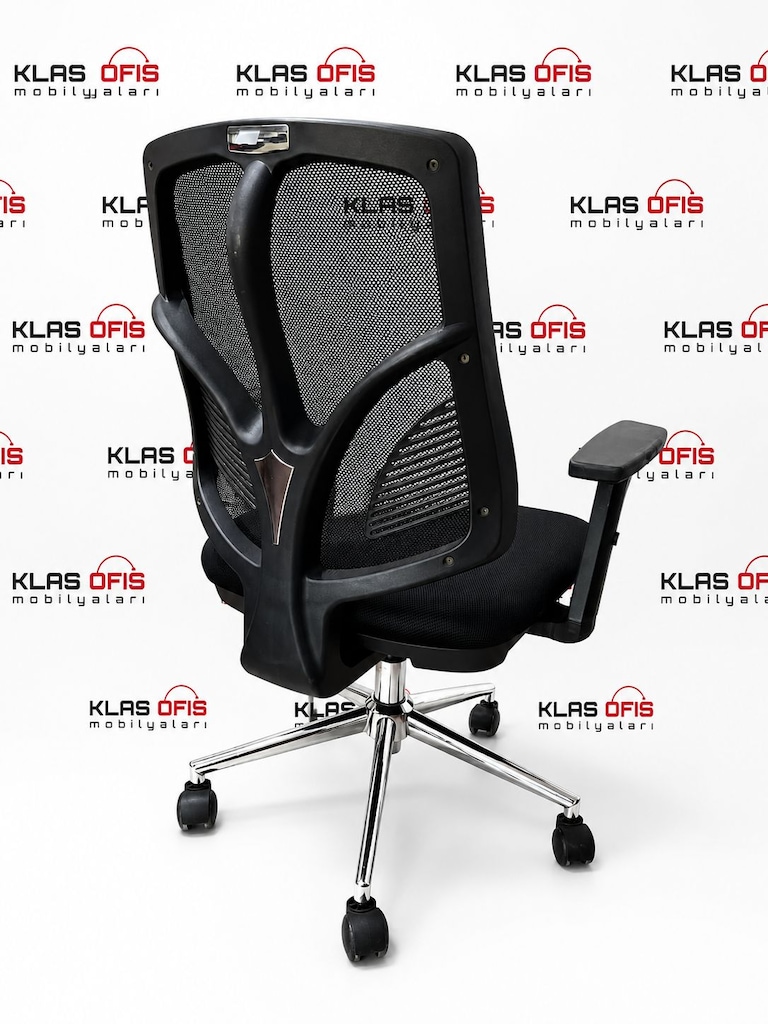 KLAS OFİS ÜSKÜDAR CASELLA BELLA SİYAH FİLELİ ÇALIŞMA KOLTUĞU - 4
