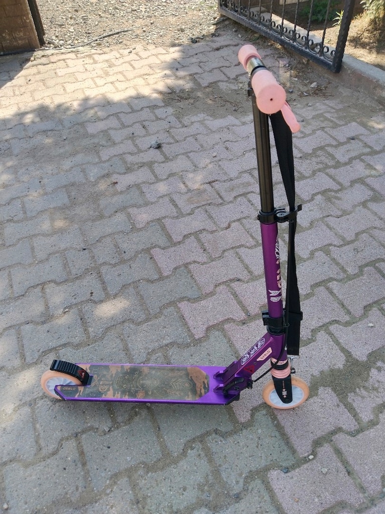 decathlon mor kız scooter sorunsuz - 8