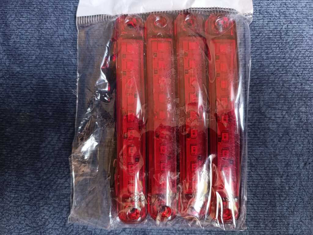 9 LED Parmak Dekoratif Lamba Kırmızı (4 Adet) - 3