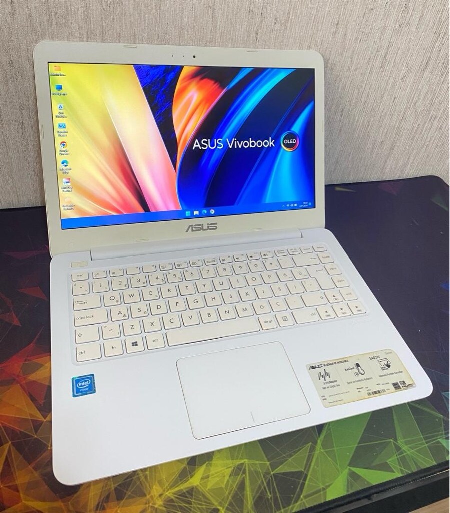 ASUS-YENİ NESİL-4GB RAM-128GB SSD-BATARYALI-BEMBEYAZ-14” LAPTOP - 2