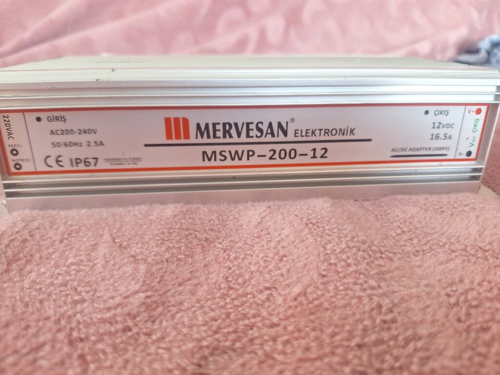 mervesan mswp 200 12 v 16.5 amper adapter - 5