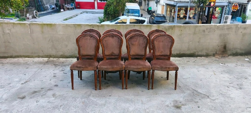 Antika Ahşap Sandalye - 3