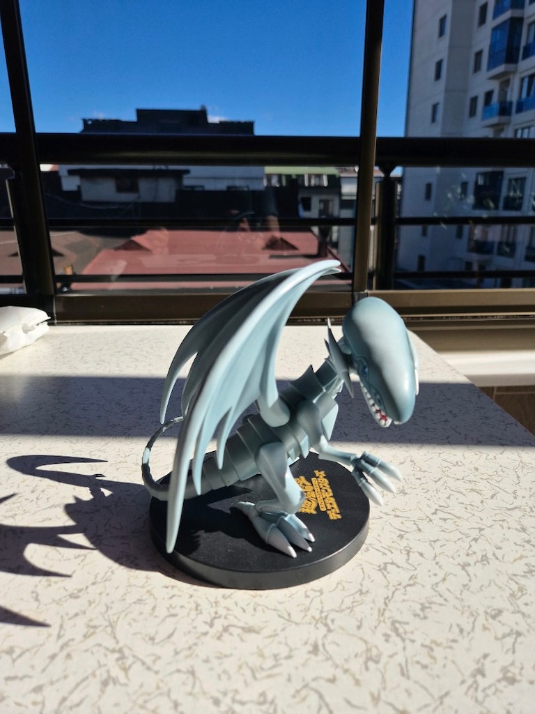 Yugioh Mavi gözlü beyaz ejderha Anime figürü - 4