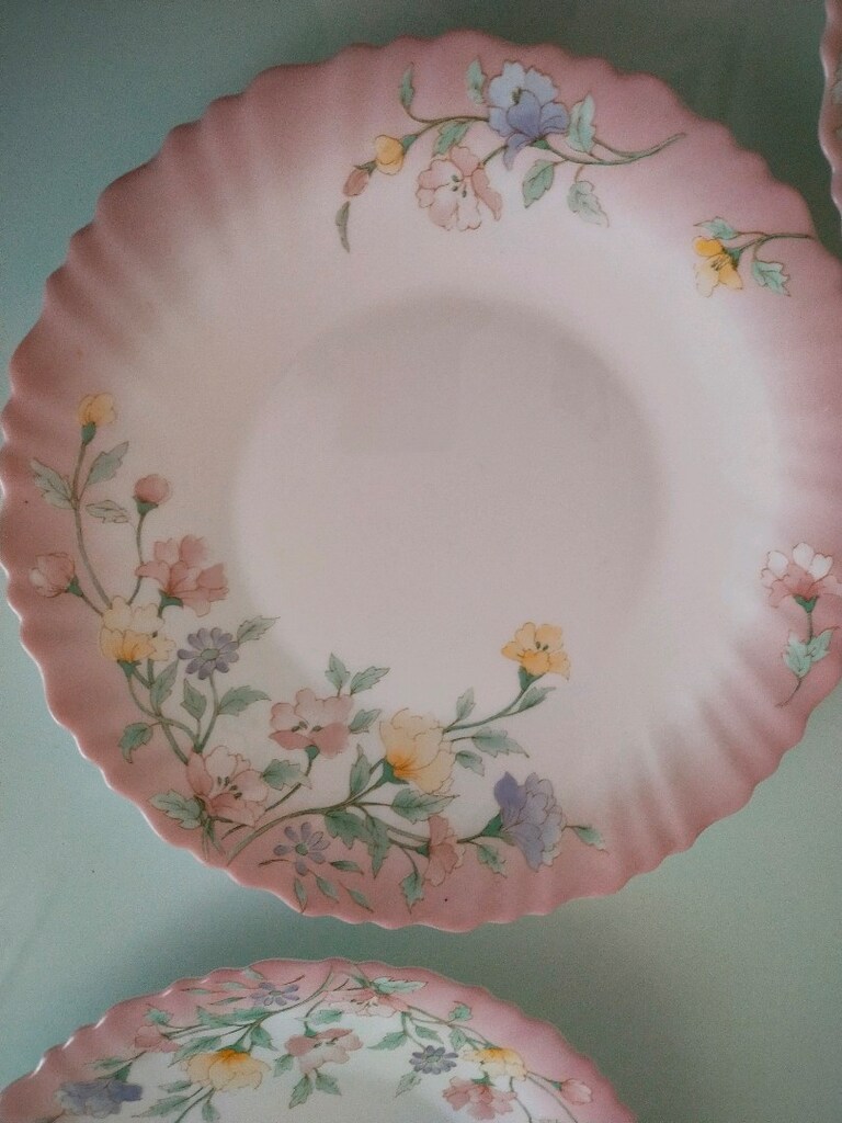 Pembe Opal Servis tabak Seti - 8