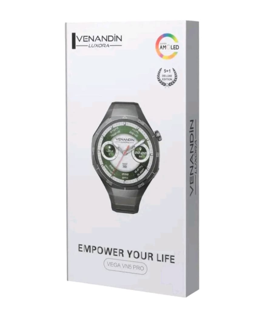 VENANDİN VEGA VN5 PRO Akıllı Saat – Çelik Kasa | Super AMOLED | Blueto - 4