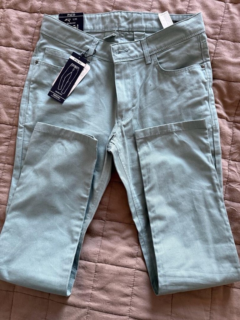 Mavi Chino Mevsimlik Pantolon Sıfır Etiketli - 4