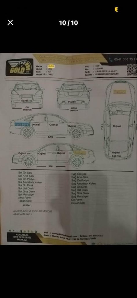 Sahibinden BMW 3 Serisi 320i 2007 Model - 12