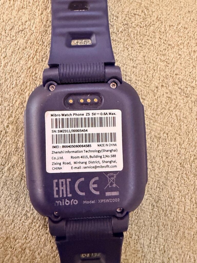 Mibro Z5 Mavi çift kamaralı çocuk saat - 5