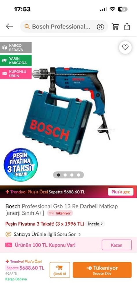 bosch Professional matkap