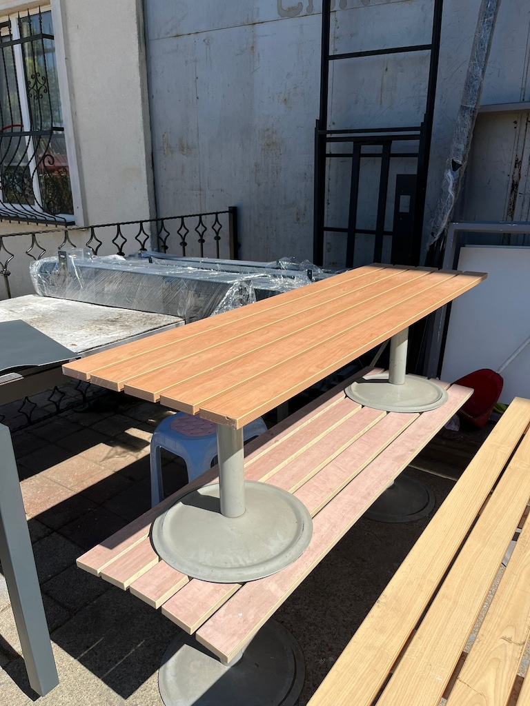 KLAS OFİS PENDİK 140x45 MARBELLA KİRAZ / MEŞE / AKÇE OTURMA BANK - 6