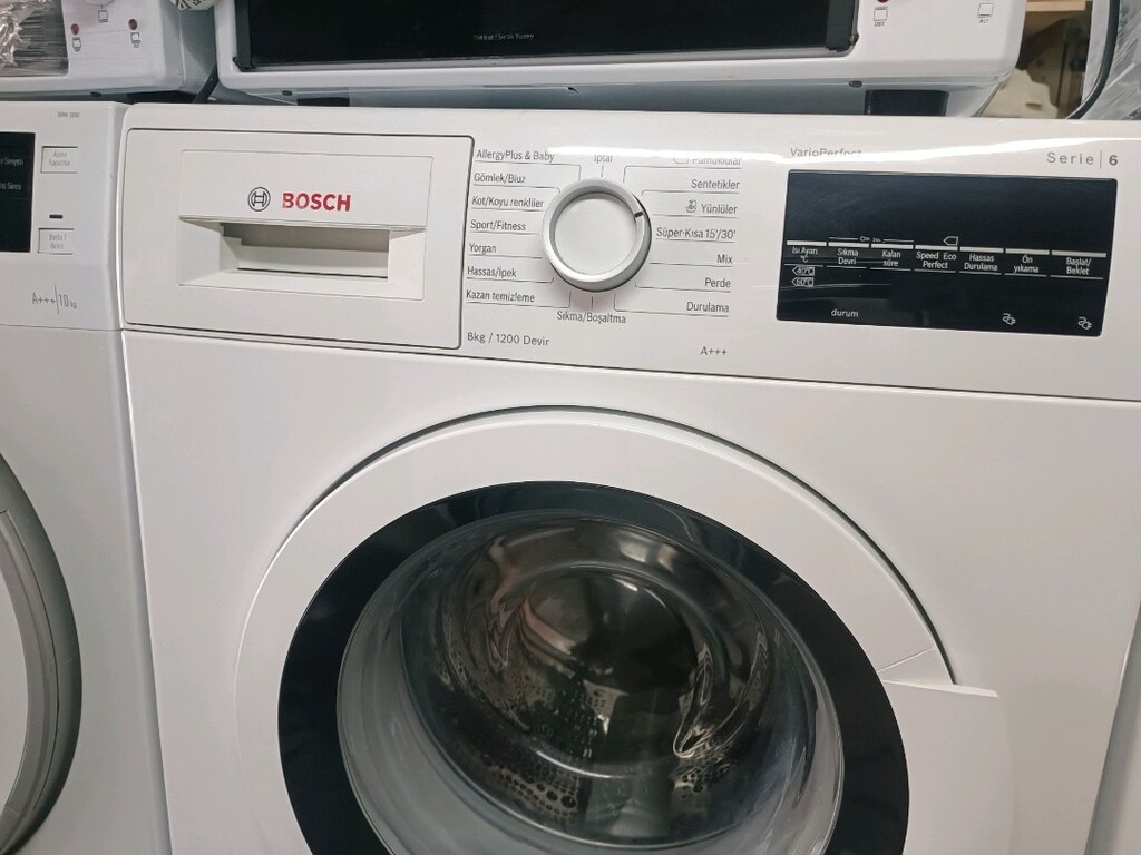 Bosch Serie 6, 8 kg A+++ 1200 devir çamaşır Makinesi - 6