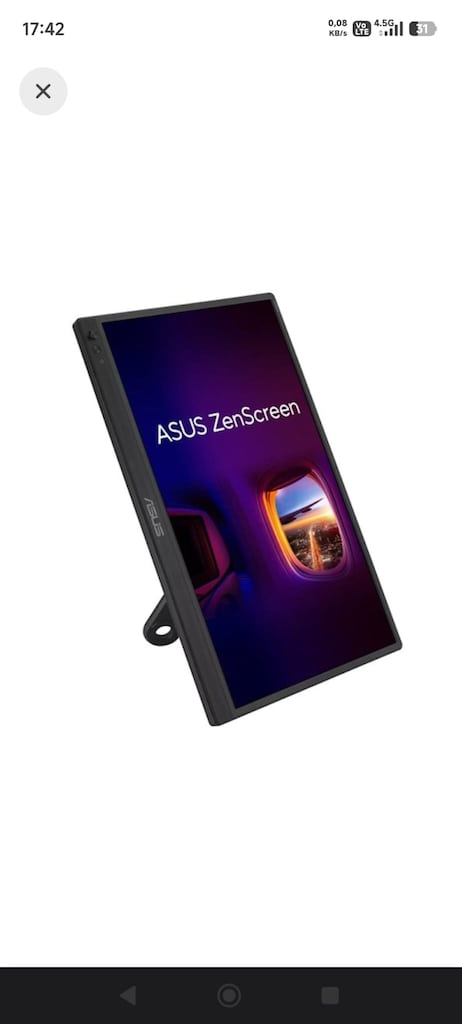ASUS ZENSCREEN MB169CK 15.6" 5 MS 60 HZ FHD IPS MONİTOR - 4