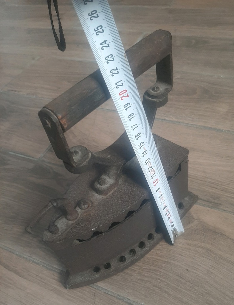 antika kömürlü ütü - 6