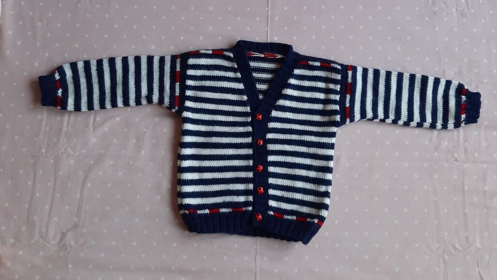 1 2 yaş için bebek hırkası - 3